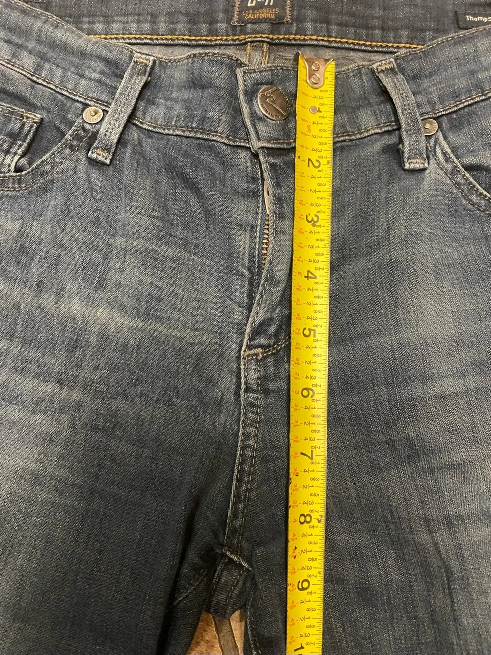 Citizens of Humanity Size 26 Med. Rise Skinny Jeans in Navy Blue Chic Denim
